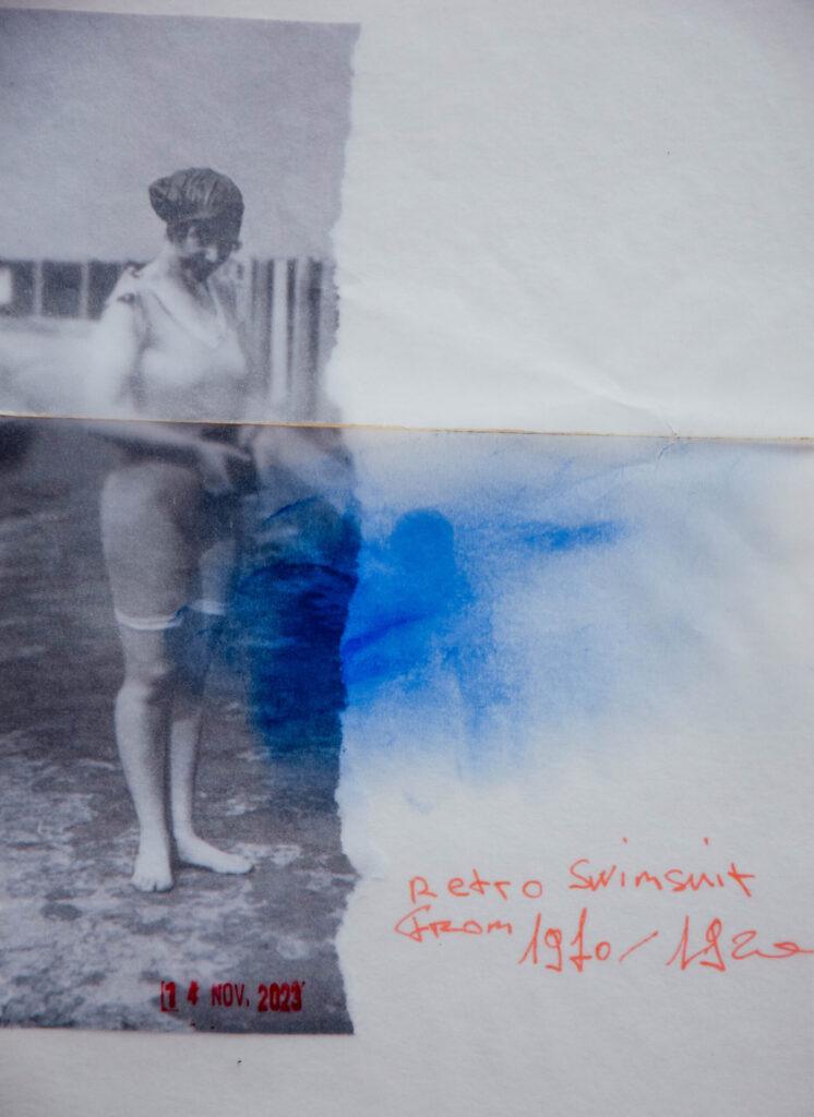 "Opera di Alketa Delishaj: Tuffatrici ispirate alle Olimpiadi del 1920