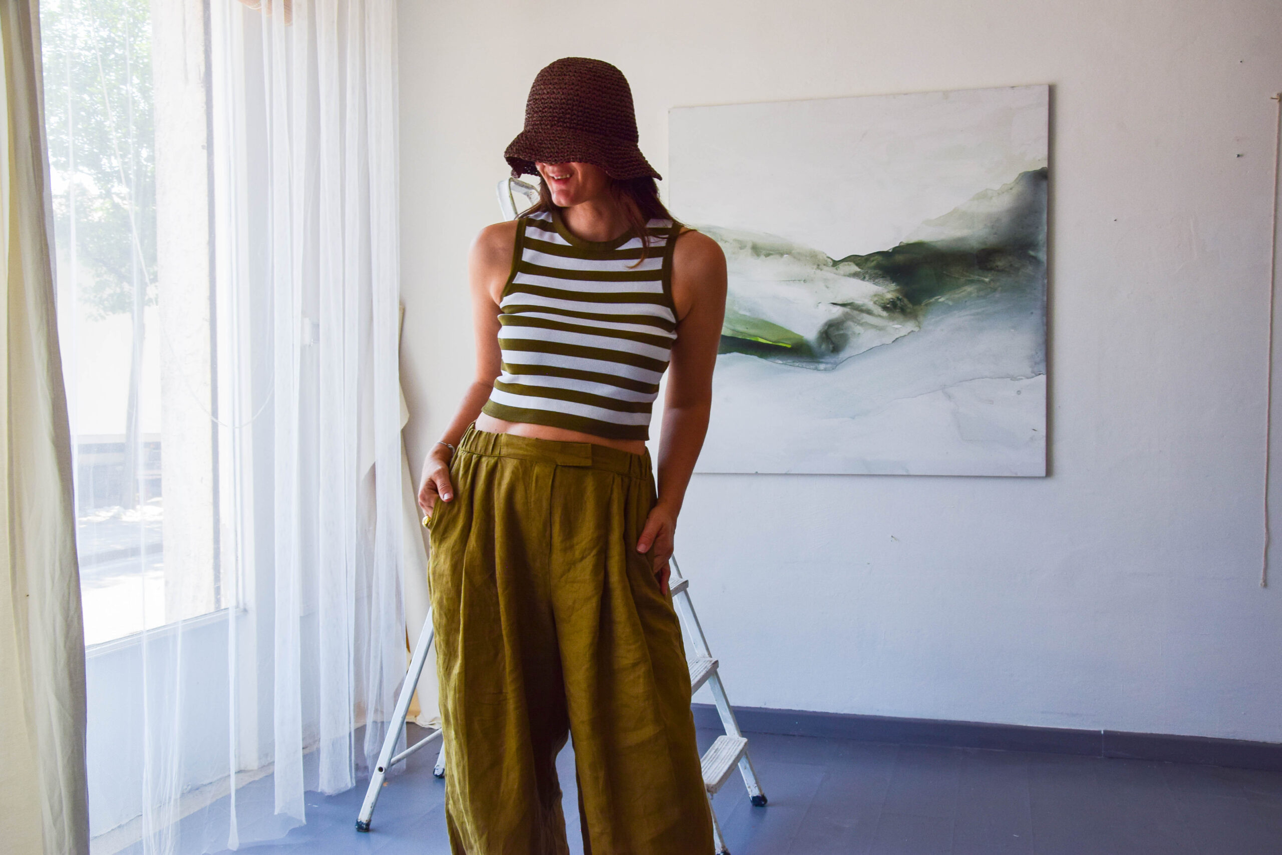 "Foto ufficiale di Alketa Delishaj: voce importante nell’arte contemporanea internazionale."